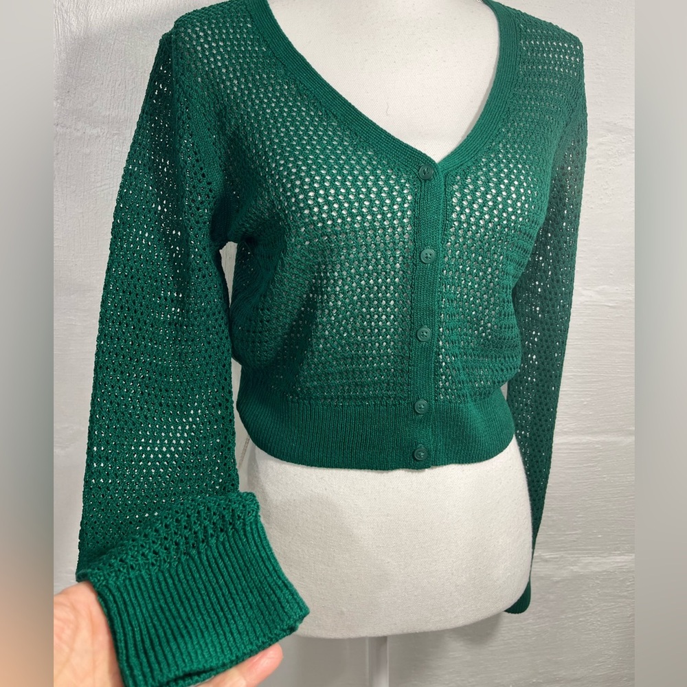UNIQLO CROCHET CROPPED SWEATER NEW WITH TAG (867) - Picture 14 of 14